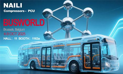 NAILI Compressors at the BUSWorld