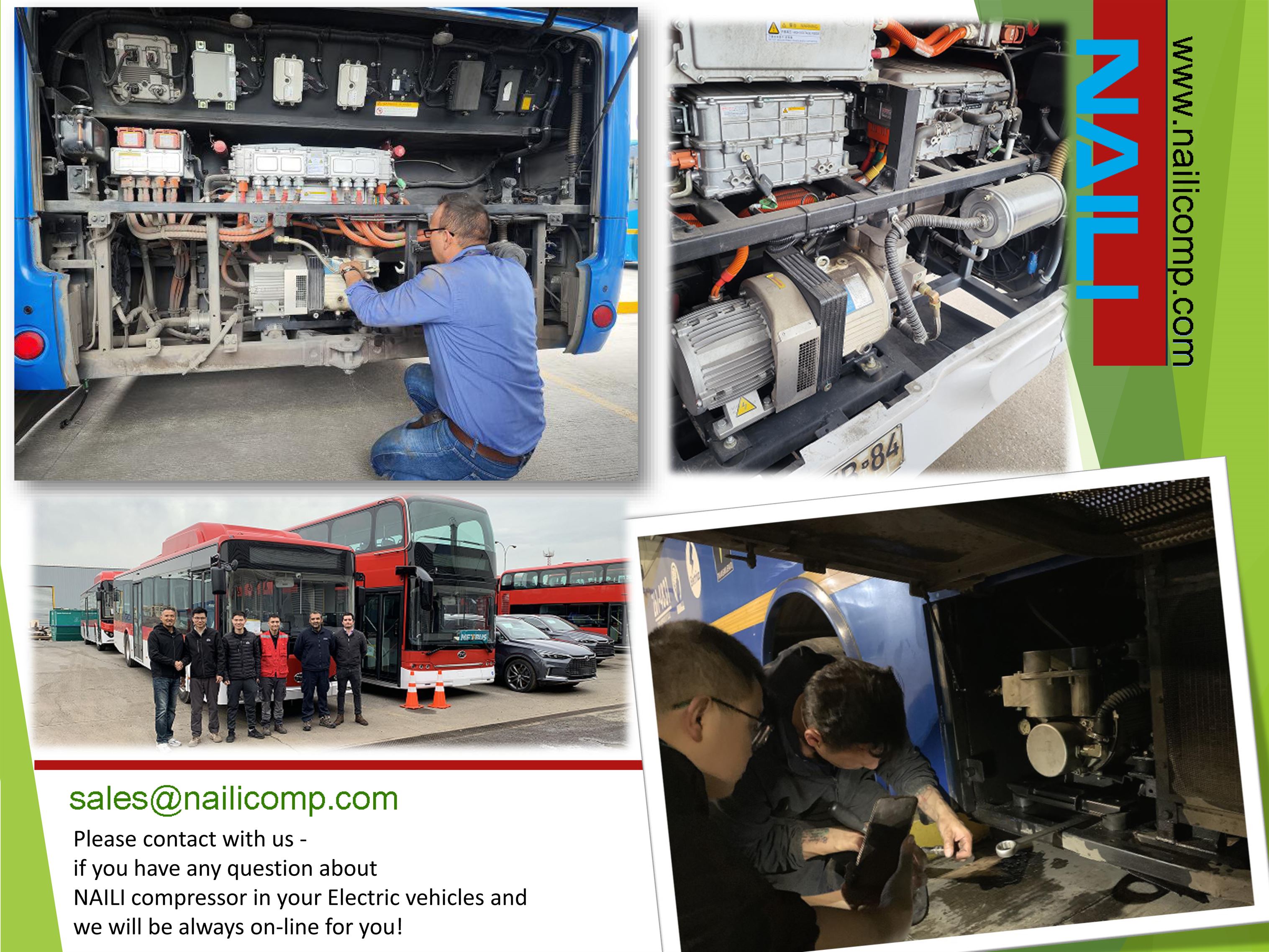 NAILI Service team was training overbroad  in Colombia and Chile in 2023