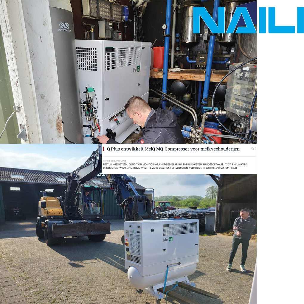 NAILI Oilfree compressor for Qplus system in Netherlands