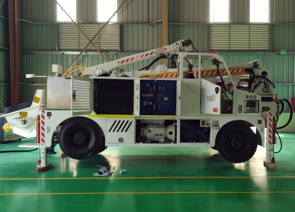 NAILI Vane compressor 55kw used for Concrete shot machine in Mining application