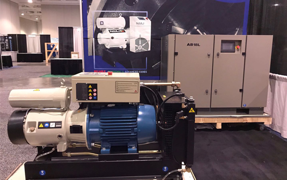 NAILI Vane compressor showed on BP Expo in USA