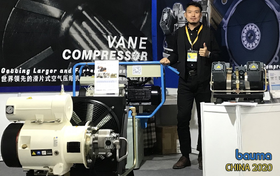 NAILI Hydraulic Air Compressor in BAUMA CHINA 2020