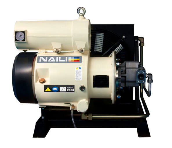 New AH series Hydraulic driven Rotary Vane Compressors Synchronized 
